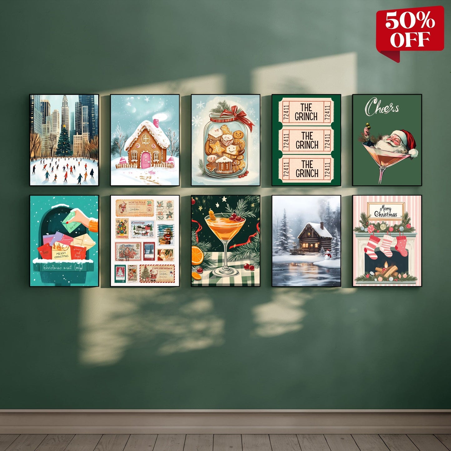 Holiday Spirit: 10 Christmas Gallery Wall Prints